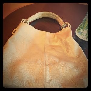 Leather gold purse